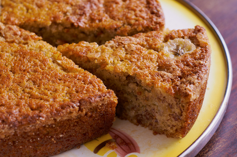 Low Fat Banana Cake